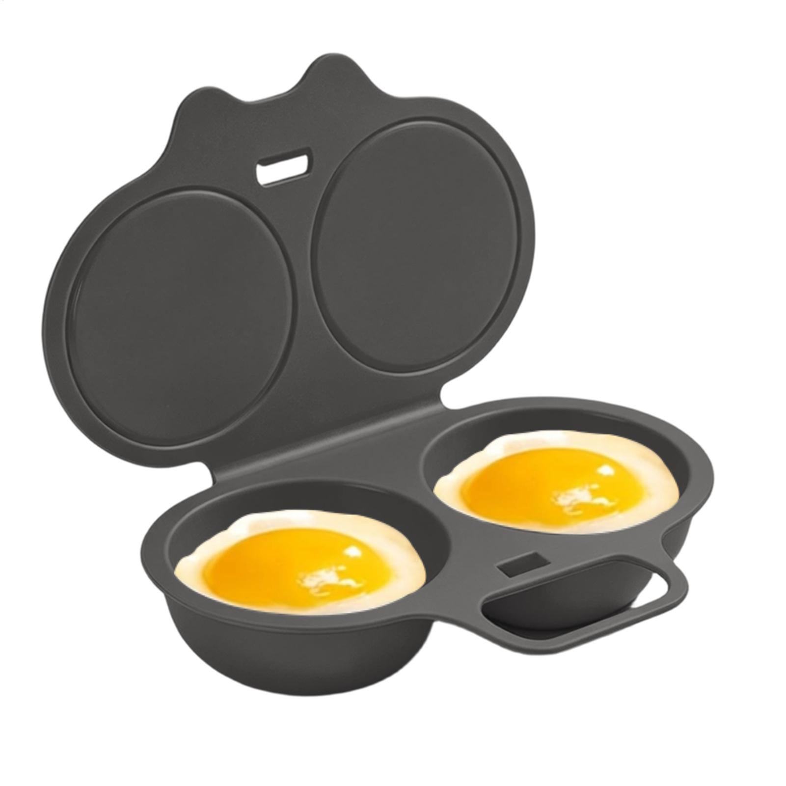 Kitchen Gadgets For Men - Voedselveilige plastic magnetron-eierstomer, handige keukenkookvorm, eierpoacher,