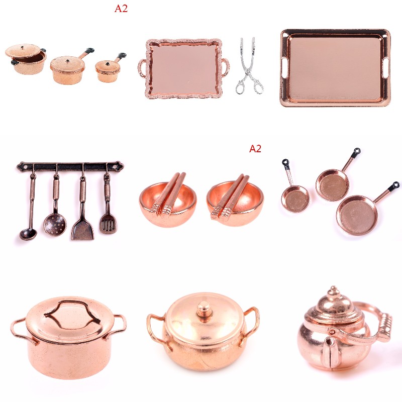 1:12 Schaal Dollhouse Miniatuu - Kitchen Gadgets Gold recensie en prijs