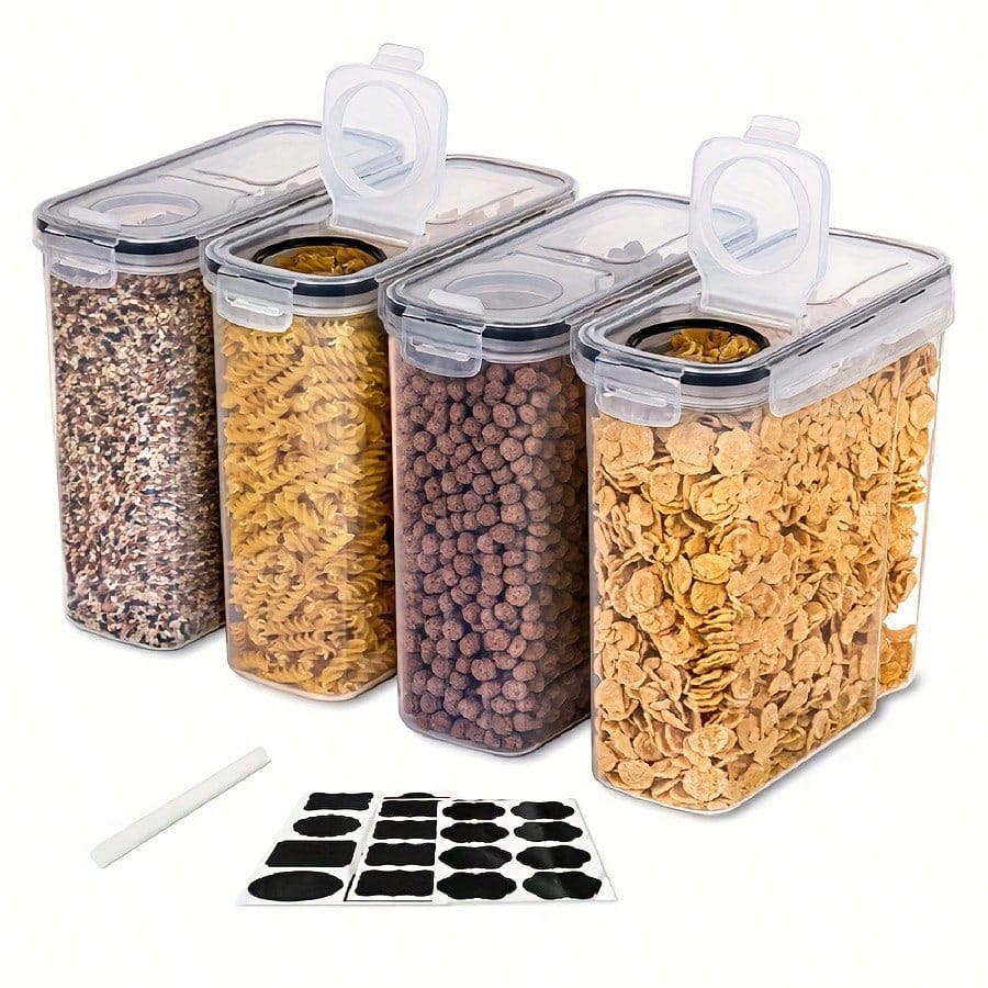 4-delige set luchtdichte bewaa - Kitchen Gadgets Organizer recensie en prijs