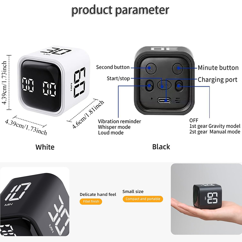 Multifunctionele kubus-timer – - Kitchen Helper Gadgets recensie en prijs