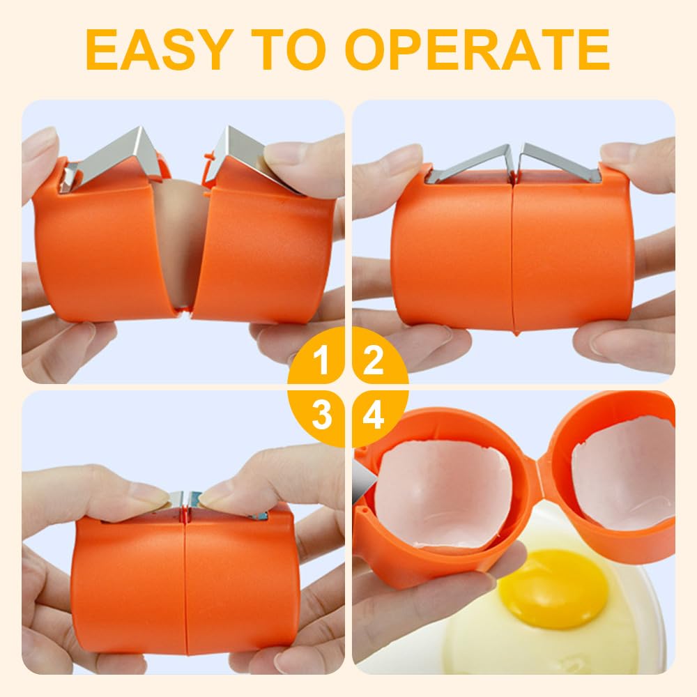 1/2 Stuks Eierschaal Cutter Se - Egg Separator Tool recensie en prijs